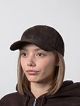 Бейсболка STETSON арт. 7717401 BASEBALL CAP GOAT SUEDE (коричневый / серый)